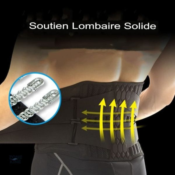 Support lombaire pour douleurs sciatiques