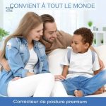 Dispositif de correction de posture confortable