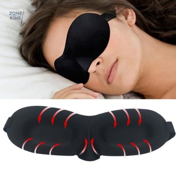 Masque de sommeil ergonomique en 3D pour un confort optimal