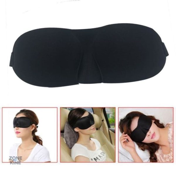 Masque de nuit 3D, idéal pour bloquer la lumière efficacement