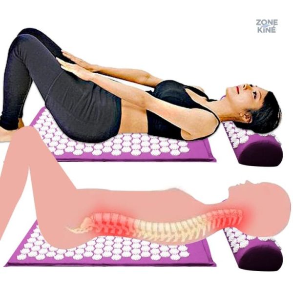 Tapis d'acupression relaxant pour un soulagement efficace